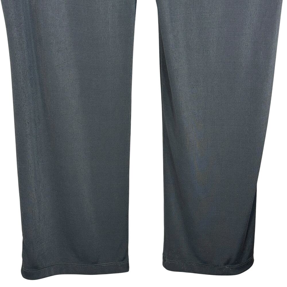 Easywear by Chico’s SZ 1 (Medium) Straight Pants Liquid Knit Stretch Career Gray - Picture 5 of 8